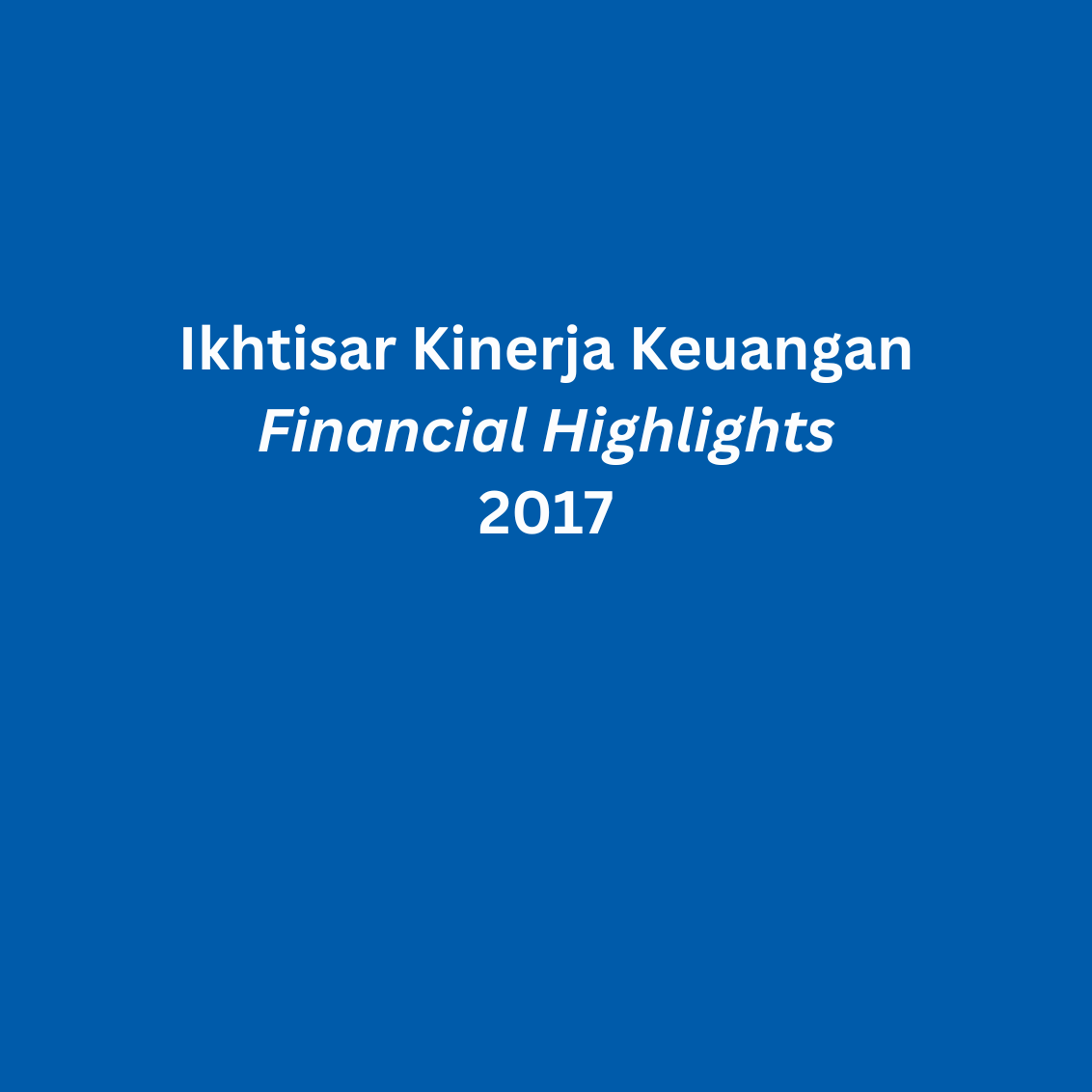 Cover Ikhtisar Keuangan 2017